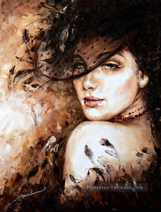 Une jolie femme 11 Impressionist Peintures à l'huile